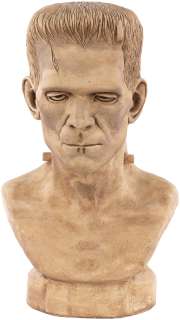 BORIS KARLOFF AS FRANKENSTEIN’S MONSTER LIFE-SIZED BUST. | Hake’s