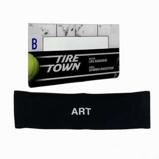 Challengers Art Production Used Chairback & Scene Board | VIP Fan Auctions