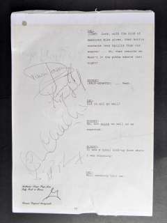 Lot 118 - ONLY FOOLS & HORSES - SICKNESS & WEALTH - MULTI-SIGNED ORIGINAL SCRIPT PAGE