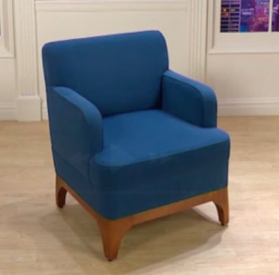 STEPHEN COLBERT‘S GUEST CHAIR as seen on THE LATE SHOW WITH STEPHEN COLBERT (B)