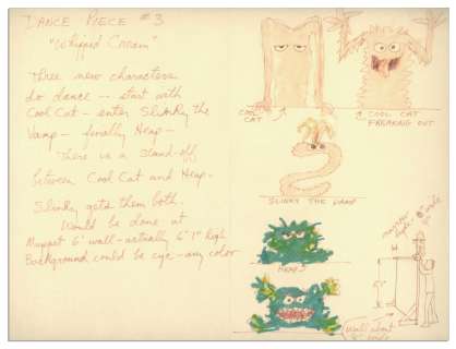 Illustrated Synopsis of an Early Muppets Bit From a 1974 Pitch by Jim Henson -- Henson Presents a Trio of New Characters -- Cool Cat, Slinky The Vamp & Heap | Nate Sanders