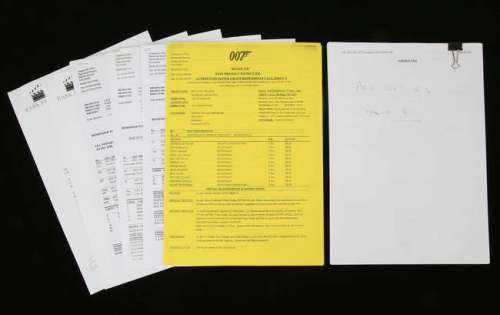 James Bond - Die Another Day Collection of call sheets, and a Unit List. | Ewbank’s