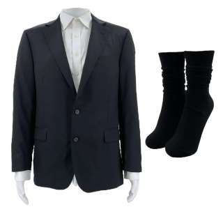 Materialists John (Chris Evans) Screen Worn Jacket, Button-Up Shirt & Socks Ch 1b Sc 87-94 | VIP Fan Auctions