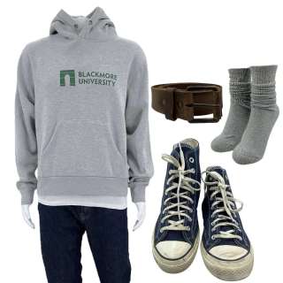 Scream VI Chad Meeks-Martin Screen Worn Stunt Double Hoodie, Tank Top, Jeans, Belt, Socks & Sneakers Ch 3 Sc 83-84 | VIP Fan Auctions