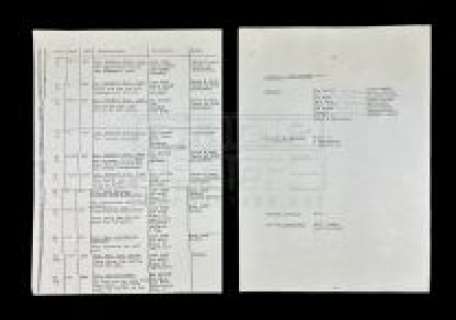 DOCTOR WHO - Shooting Schedule