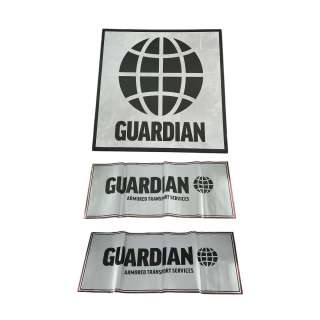 The Pickup Production Used 2 Piece Magnetic Guardian Sign Set & Guardian Sign | VIP Fan Auctions