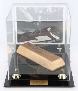 James Bond: Goldfinger (1964) Signed Replica Gold Bar | Ewbank’s