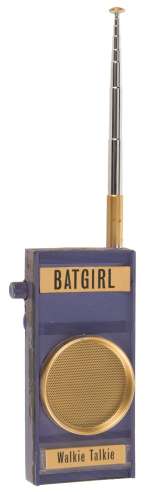 Lot 71 - Yvonne Craig "Batgirl" walkie talkie from Batman.