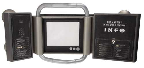 Lot 1395 - Wesley Snipes ‘Simon Phoenix‘ working illuminating computer kiosk unit from Demolition Man.