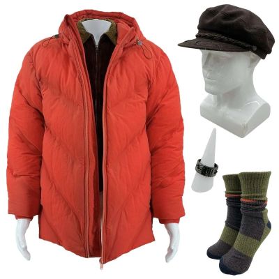 Lot #147: Play Dirty Grofield Screen Worn (2) Jackets, Hat, Ring & Socks Ch Multiple