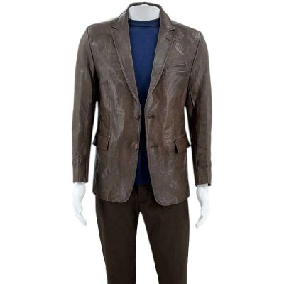 Lot 291: Play Dirty Parker Screen Worn Stunt Double Jacket, Sweater & Pants Ch 4x Sc 58, A59 | VIP Fan Auctions