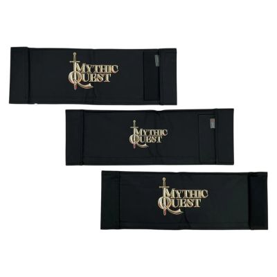 Mythic Quest Production Used Naomi Ekperigin Chairback, Caitlin Mcgee Chairback & Danny Pudi Chairback | VIP Fan Auctions