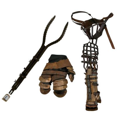 Lot 27: Into The Badlands (2015-2019) Nathaniel Moon (Sherman Augustus) Screen Used Prosthetic Arm, Hook & Glove Sc Multiple | VIP Fan Auctions