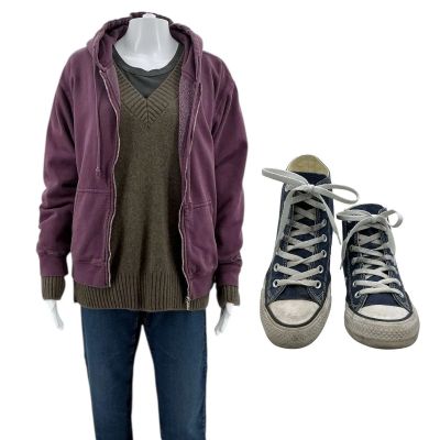 Mythic Quest Poppy Li (Charlotte Nicdao) Screen Worn Hoodie, Sweater, Jeans & Sneakers Ch 3, 3a Sc Multiple Ep 402 | VIP Fan Auctions