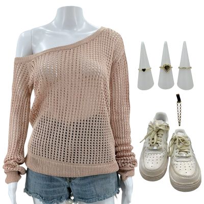 Lot 26: The Wrecking Crew Valentina Screen Worn Sweater, Shorts, (3) Rings, Earring & Sneakers Ch 1 Sc 4 | VIP Fan Auctions