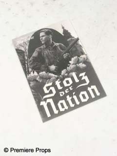 Inglourious Basterds Hero ’Stolz der Nation’ Nations Pride Black & White Paper Program Movie Props | Premiere Props