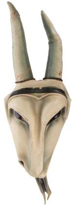 Lot 841 - P.A.G.A.N. sacrificial cult Goat Mask from Dragnet.