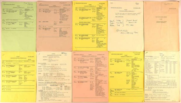 Gandhi (1982) Original Production Call Sheet and "Arrangements for Funeral Shooting", as used… | Ewbank’s
