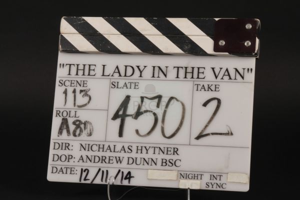 Lady in the Van (The) | Production used clapperboard | The Prop Gallery