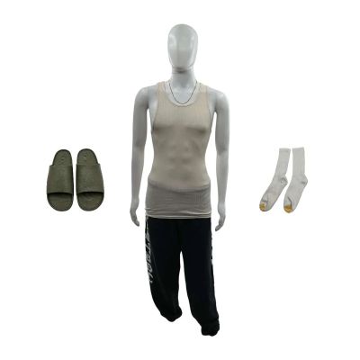 Lot 20: Is God Is Scotch Screen Worn Tank Top, Sweatpants, Socks, Slides & Necklace Ch 2 Sc 83-90 | VIP Fan Auctions