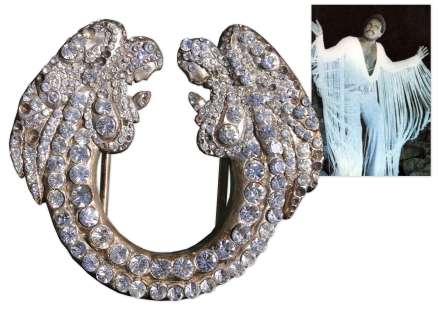 Screen-Worn Wardrobe From ’’Jesus Christ Superstar’’ -- Rhinestone Belt Buckle Worn by Carl Anderson in His Portrayal of Judas | Nate Sanders