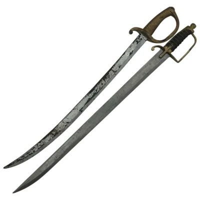 Lot #22: Black Sails (2014-2017) Production Used (2) Swords