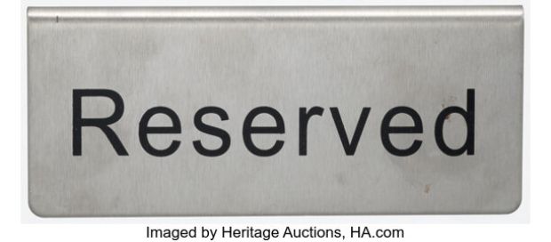 The Office (NBC TV, 2005-2013), Steve Carell "Michael Scott" Conference Room Tabletop Sign. | Heritage