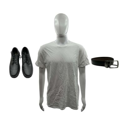 Lot 26: Primetime Cortland Gunn Screen Worn Belt, Shoes & T-Shirt Ch 2 Sc 87-A88 | VIP Fan Auctions