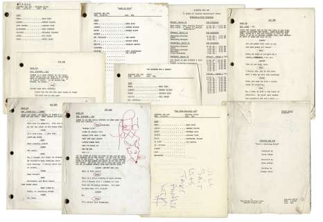Lot of 10 ’’Sanford & Son’’ Scripts Owned & Annotated by Redd Foxx -- With Drawings of a Red Fox & Popeye -- From Redd Foxx Estate | Nate Sanders