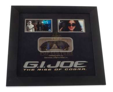 Lot 130 - G.I. Joe: The Rise of Cobra - Baroness (Sienna Miller) Glasses w/framed display - A76