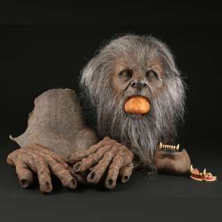THE WOLFMAN (2010) - Lot 407 - Sir John Talbot Werewolf Mask, Neck, Teeth, Hands Lot