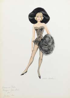 A pair of Adele Balkan costume sketches for Sandra Dee | Bonhams