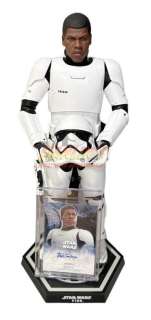 Lot 308 - Star Wars The Force Awakens (2015) - Finn Hot Toys Stormtrooper with John Boyega Autographed Card
