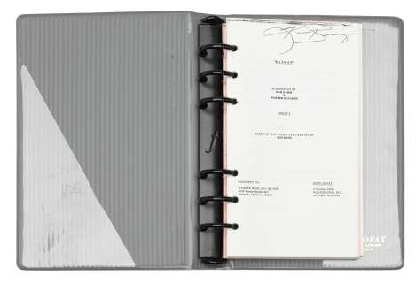 Lot 227 - A Kim Basinger Batman script