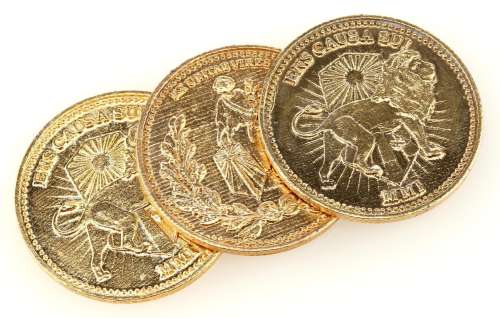 John Wick: Chapter 3- Parabellum | Three High Table Currency Coins | Propstore