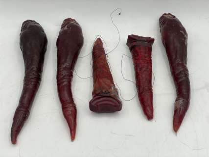 Lot 181 - "Slither" - Group of 3 slug props