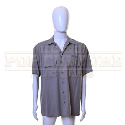 Lot 23 - The Amazing Spider-Man 2 – Max Dillon’s (Jamie Foxx) Oscorp Shirt - 58-1 | Icons of Pop Culture