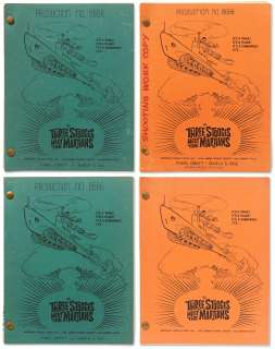 Collection of Four Scripts for ’’The Three Stooges Meet the Martians’’, Released as ’’The Three Stooges in Orbit’’ | Nate Sanders