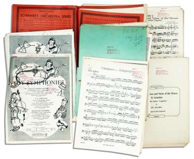 ’’Captain Kangaroo’’ Sheet Music Personally Owned by Bob Keeshan | Nate Sanders