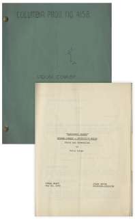 Moe Howard’s Personally Owned Columbia Pictures Script for The Three Stooges 1951 Film, ’’Don’t Throw That Knife’’ -- With Moe’s Hand Edits | Nate Sanders