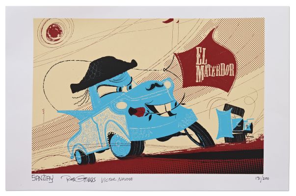 ’’Cars’’ Limited Edition Artwork Given to Crew of the Film | Nate Sanders