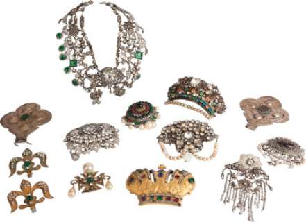 An Enormous Collection of Replica Faux ’Crown Jewels’ from Various Metro-Goldwyn-Mayer Films, 1930s-1940s. | Heritage