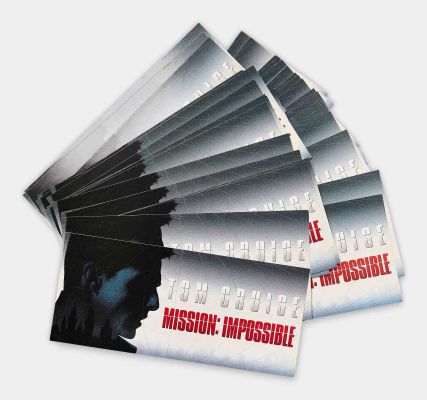 Lot of 46 Invitations & Parking Passes to the World Premiere Party of the First ’’Mission: Impossible’’ Film in 1996 | Nate Sanders
