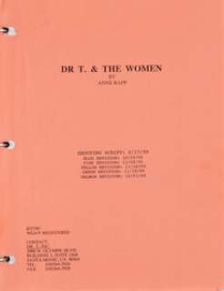 A Farrah Fawcett Script from "Dr. T and the Women." | Heritage