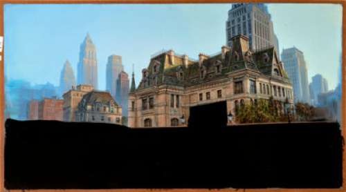 The Shadow Matte Painting of "Lamont Cranston Mansion - Day" (Universal, 1994). | Heritage