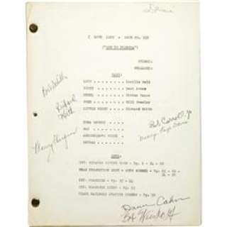 Cast and Crew Signed "I Love Lucy" Script | Heritage