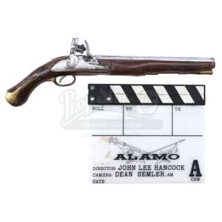 ALAMO (2004), THE - Lot 458 - Clapperboard and Flintlock Pistol