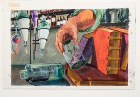 Original Concept Artwork (2) from Land of the Giants (Irwin Allen Productions, 1968-1970). (Total: 2 Items)