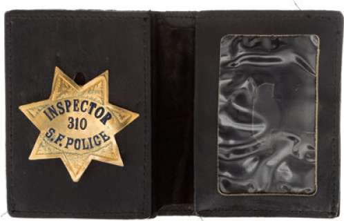 Basic Instinct (Tri-Star, 1992), Michael Douglas "Nick Curran" Detective Badge.