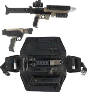 Lost in Space (New Line, 1998), Matt LeBlanc "Major Don West" Stunt Plasma Pistol, Plasma Rifle, and Weapon Enhancement Kit.